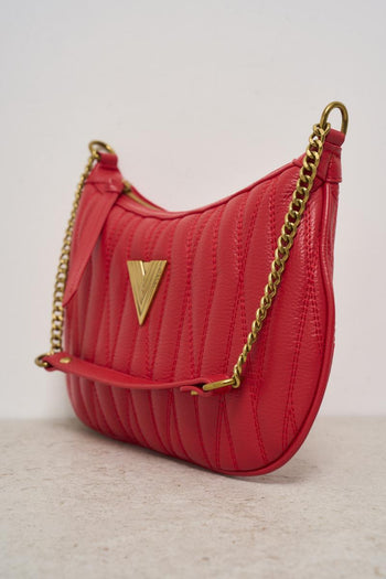Borsa donna trapuntata rossa - 4