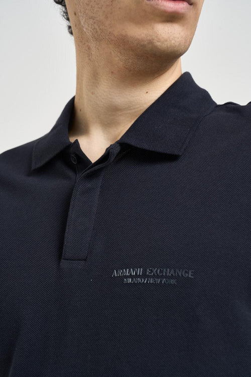Polo uomo manica corta blu - 2
