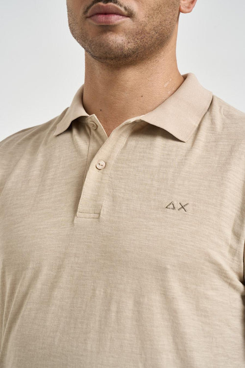 Polo uomo manica corta beige - 2