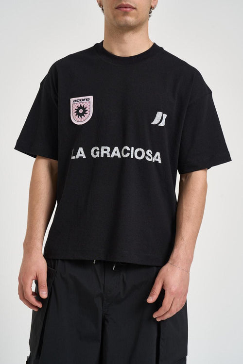 T-shirt uomo girocollo nera - 2