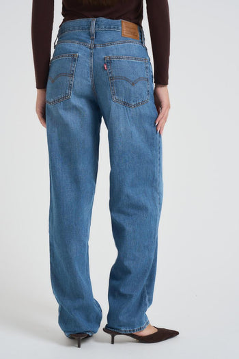 Jeans donna Baggy Dad in denim medio - 6