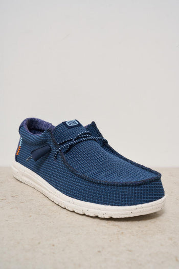 Scarpa da barca uomo Wally blu notte - 3
