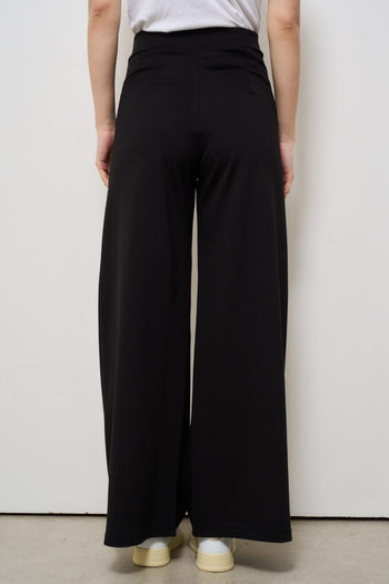 Pantalone donna a palazzo nero - 4