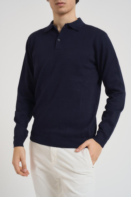 Polo uomo blu.