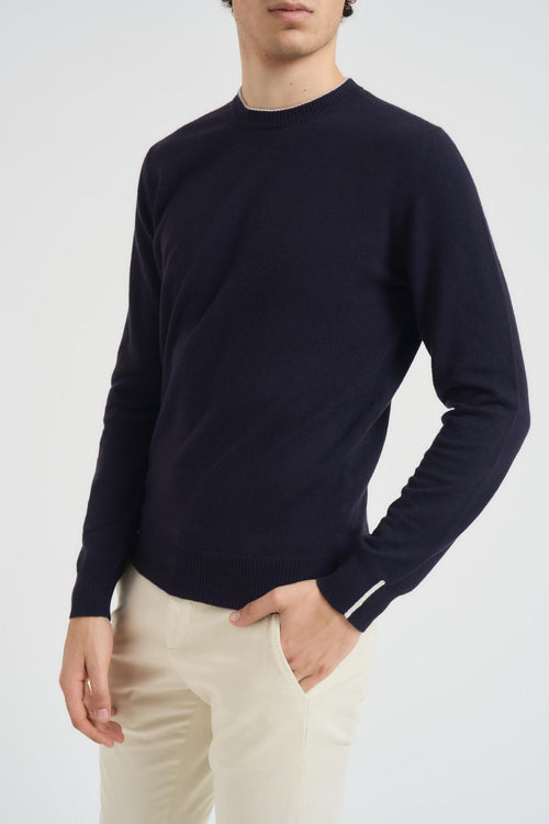 Girocollo uomo Urban Basic blu - 2