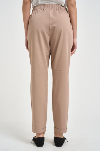 Pantalone donna tuta mandorla - 3