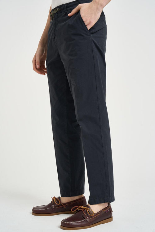 Pantalone uomo chino blu - 2