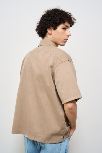 Camicia uomo worker nocciola - 4