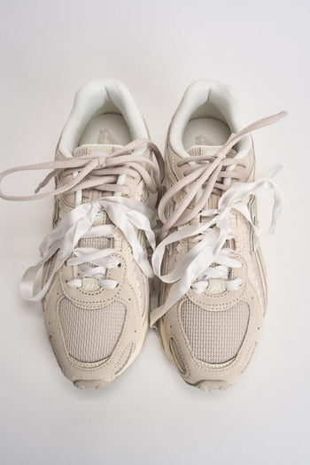 Sneakers donna 204L in suede panna - 4