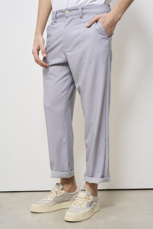 Pantalone uomo dritto grigio - 2
