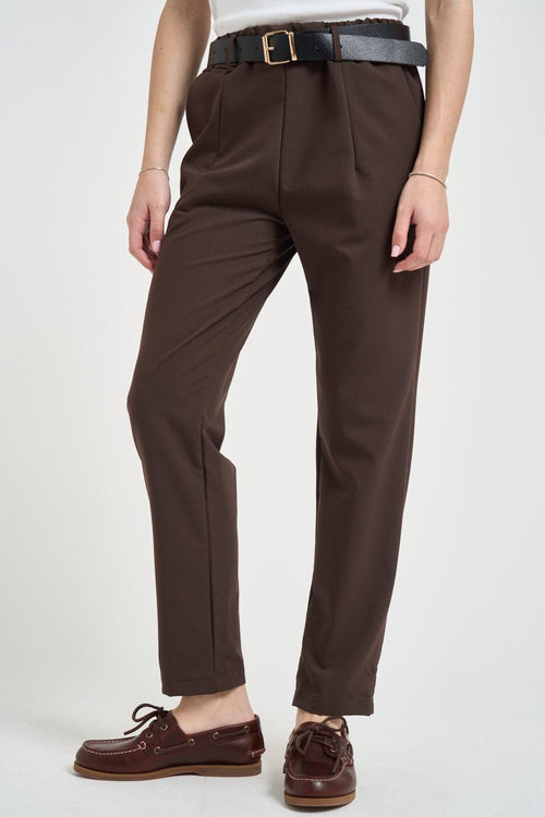 Pantalone donna dritto moro - 2