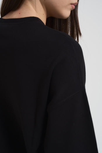 Maglia donna girocollo nera e bianca - 6