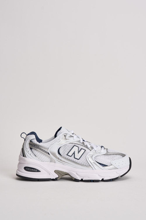 Sneakers donna 530 bianche e blu