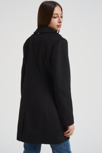 Cappotto donna midi nero - 5