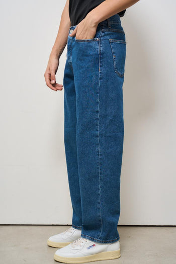 Jeans uomo regular in denim scuro - 3
