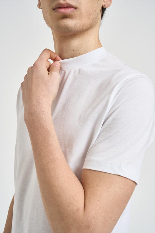 T-shirt uomo girocollo bianca - 2