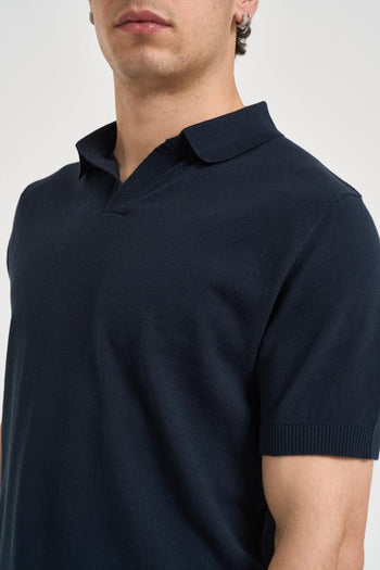 Polo uomo blu - 3