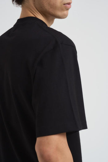 T-shirt uomo girocollo nera - 5