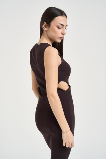 Abito donna aderente moro - 5