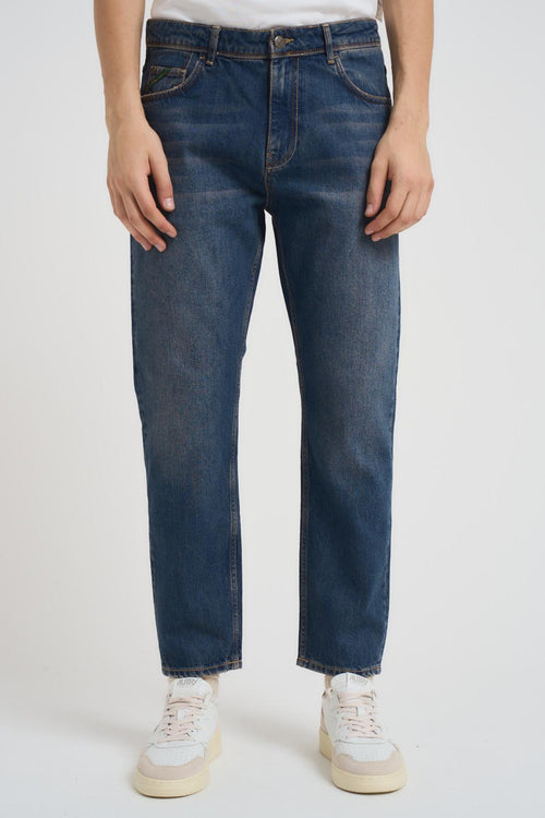 Jeans uomo Yellowstone in denim scuro