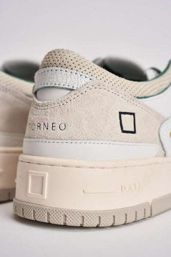 Sneakers uomo Torneo bianca e verde - 8