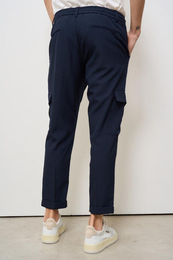 Pantalone uomo regular blu notte - 4
