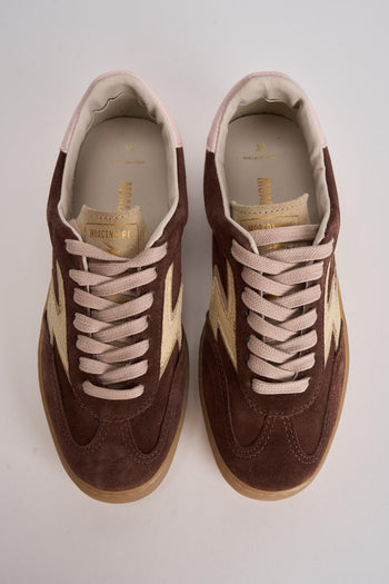 Sneakers donna marrone e rosa - 8