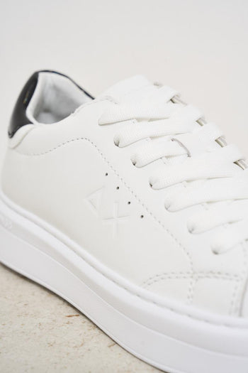 Sneakers donna bianca e nera - 5