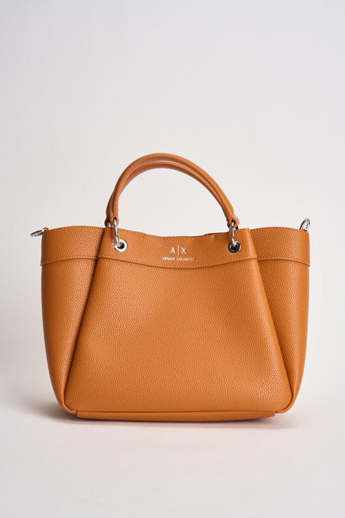 Borsa donna Shopping arancione - 1