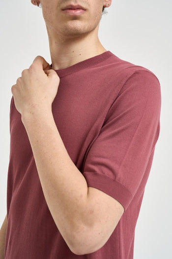 T-shirt uomo in maglia amarena - 3