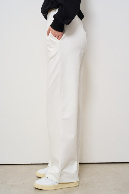Pantalone donna gamba dritta bianco - 2