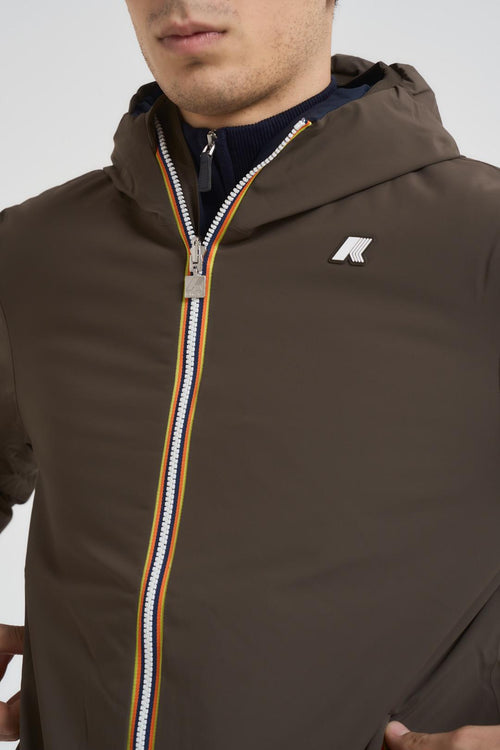 Giubbotto uomo double face verde e blu - 2