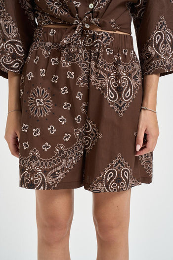 Abito donna fantasia bandana moro - 6