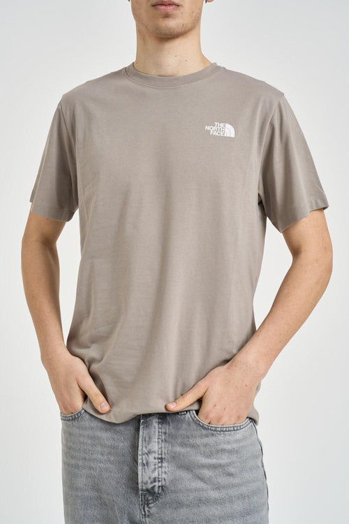 T-shirt uomo girocollo tortora