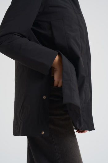 Giubbotto donna Marla St Warm lungo nero - 6