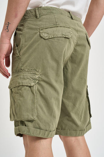Bermuda cargo uomo verde - 4