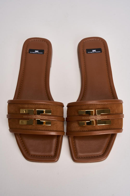 Sandalo donna marrone