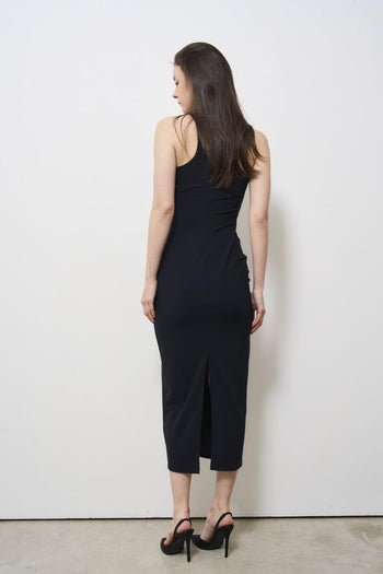 Abito donna lungo nero - 3