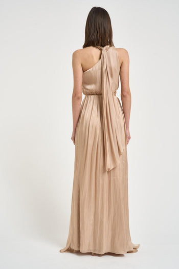 Abito donna lungo champagne - 3
