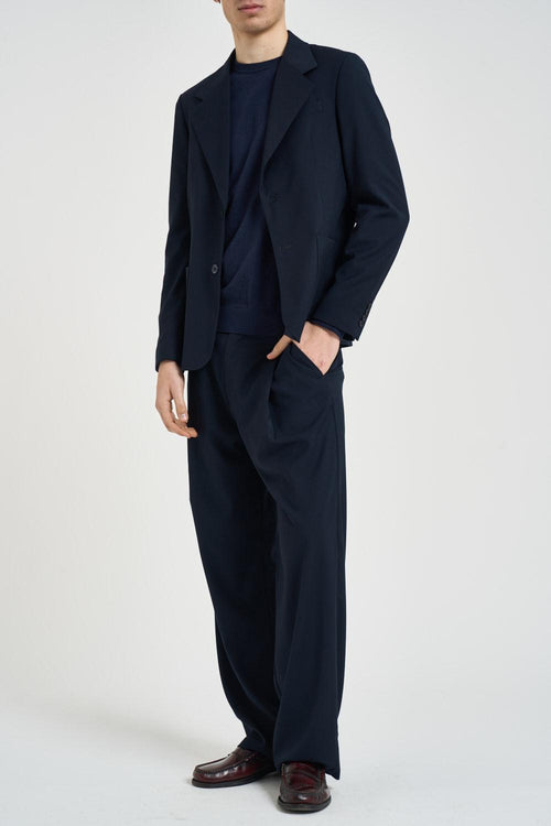 Giacca uomo monopetto blu