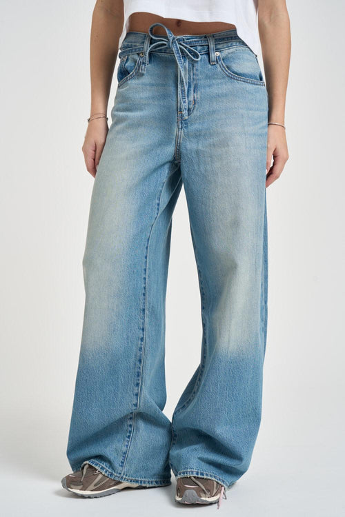 Jeans donna xl Straight in denim chiaro
