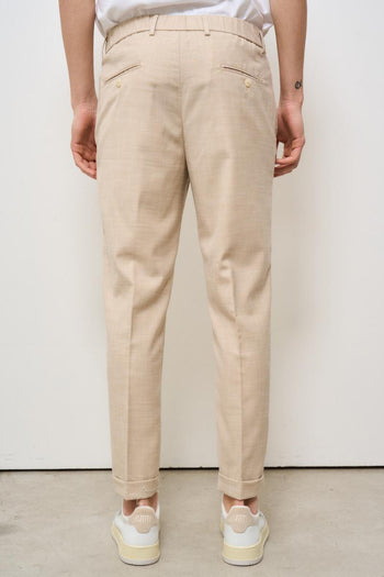 Pantalone uomo regular beige - 4
