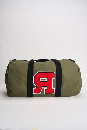 Borsone uomo con patch verde - 6