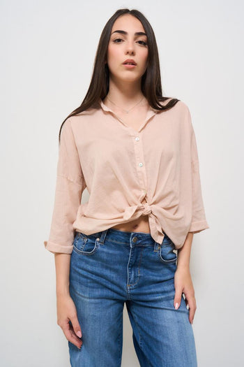 Camicia donna rosa - 4