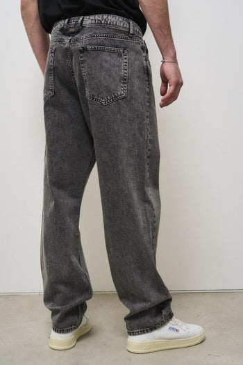 Cleveland men's jeans in black denim - 5