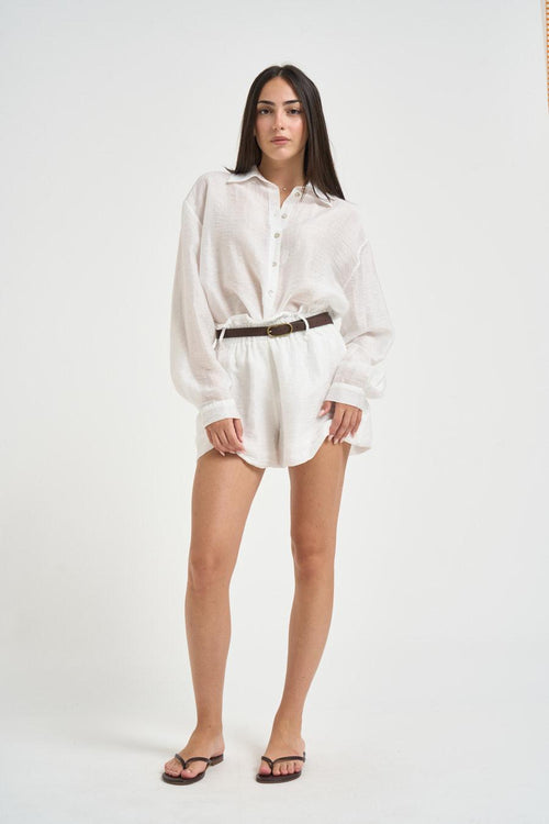 Camicia donna over bianca - 1