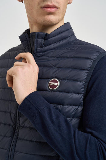 Gilet uomo piumino trapuntato blu - 3