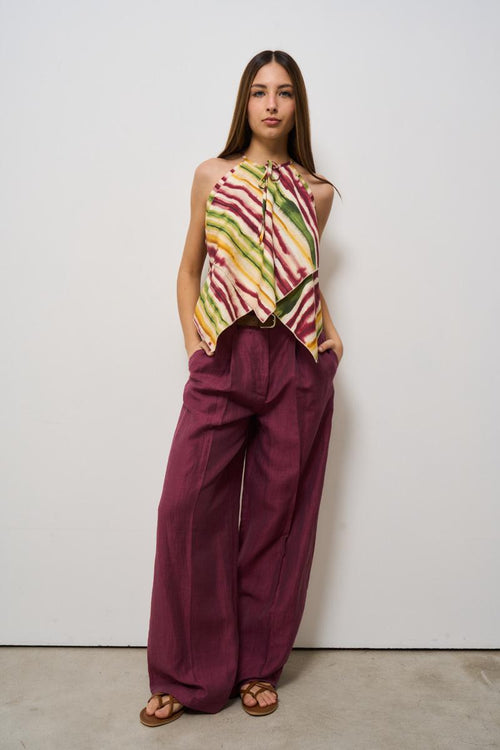 Top donna fantasia multicolor