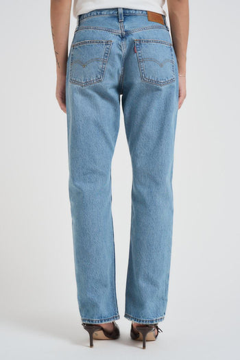 Jeans donna 501 90s in denim celeste - 4
