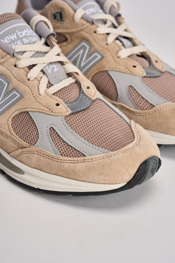 Sneakers uomo Made in UK 991v2 beige - 4